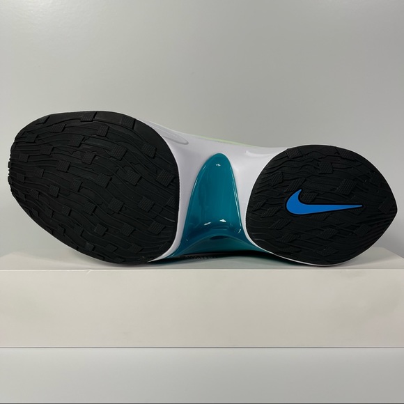 NIKE N110 D/MS/X DIMSIX FLYKNIT MENS RUNNING SHOES SIZE 10 BLACK BLUE RED NEW - Picture 4 of 10